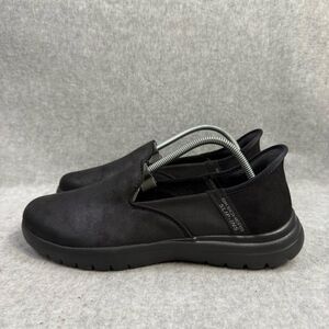Skechers Womens Shoes Size 8 Black On The Go Memory Foam Slip On Sneakers 136544